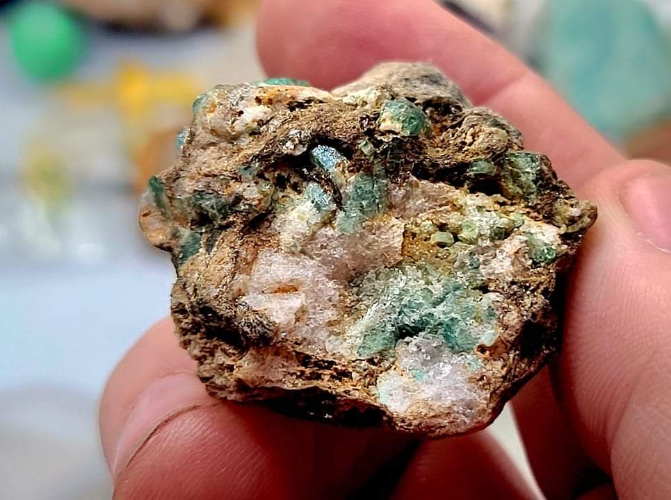 Emeralds in Matrix Collector’s Specimen